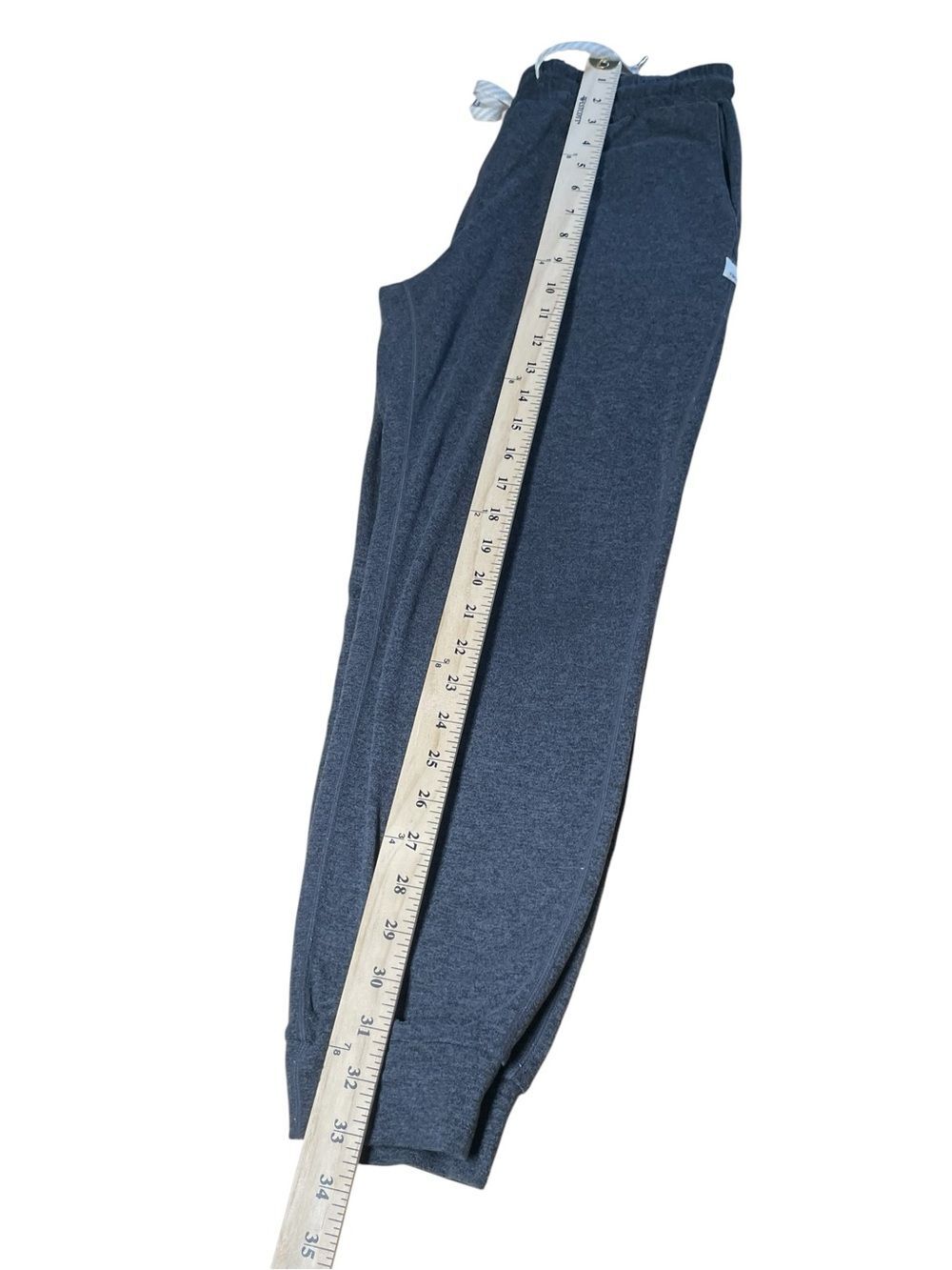 Vuori Performance Joggers Size S Charcoal Heather Gray The Rise/Shine Stretch - Picture 8 of 8